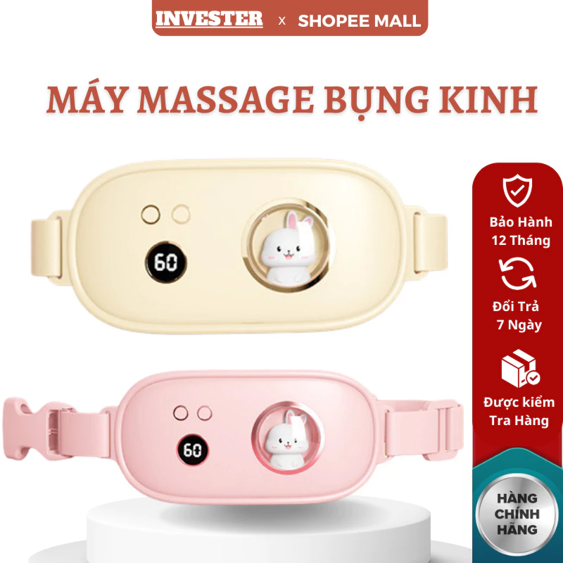 Đai đeo massage chườm ấm giảm đau bụng kinh nguyệt quà tặng bạn nữ-VD.STORE