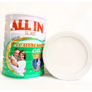 Sữa bột All in Sure Canxi cơ xương khớp 900g ngừa loãng xương tiểu đường cho người già