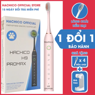 Bàn chải điện Hachico H9 Promax, đánh răng điện tự động chăm sóc răng miệng theo công nghệ châu Âu