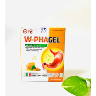 Hộp 20 gói W-PHAGEL nguyên liệu Curcuma phospholipid nhập khẩu ITALIA