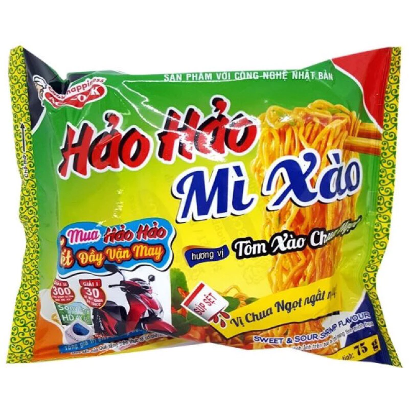 (10 Gói) Mì Hảo Hảo XÀO Gói 70g