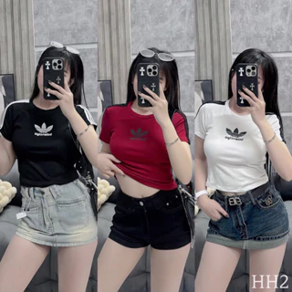 Áo thun nữ cổ tròn freesize dáng croptop