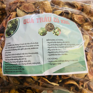 500g Quả Trâu Cổ khô thái lát loại 1 (sạch sẽ, thơm ngon)