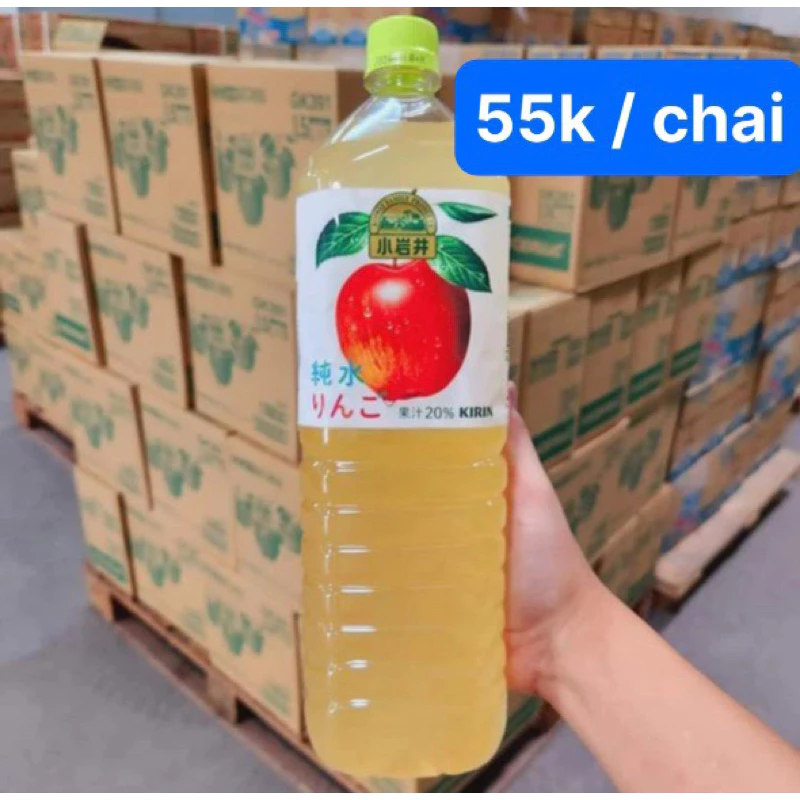 🍎 Nước ép Táo KIRIN tinh khiết Nhật Bản 1.5 lít