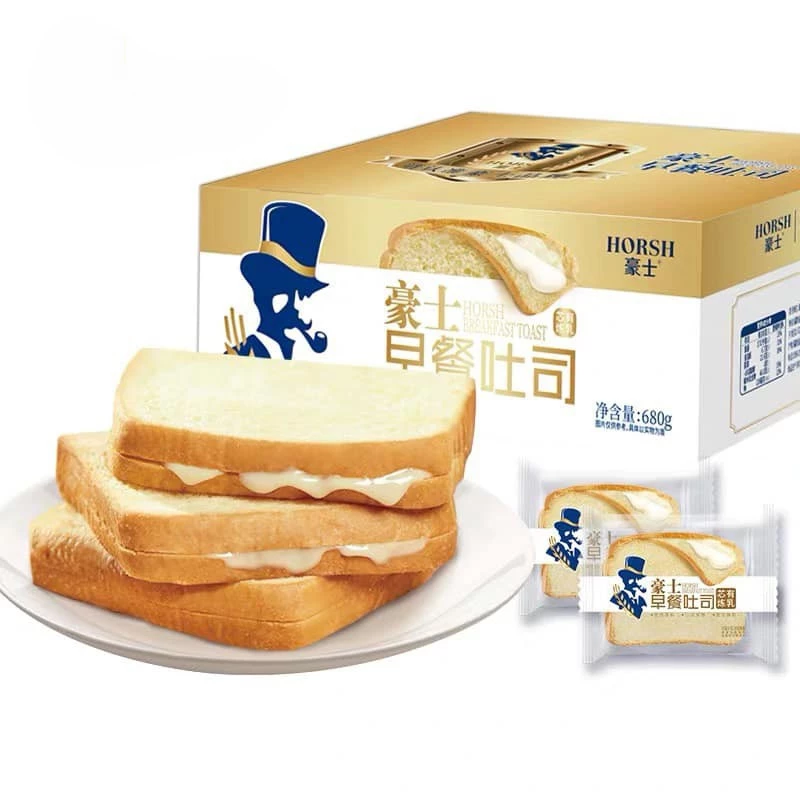 Bánh mì kẹp nhân sữa chua Horsh, sandwich sữa chua ông già túi 1kg bánh kẹo INCO