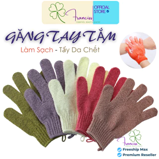 Găng Tay Tắm Chống Trơn Trượt - Găng Tay Tẩy Tế Bào Chết Cho Cơ Thể Bằng Vải Nylon