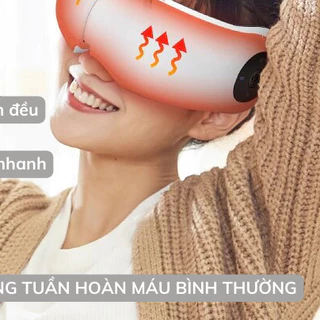 Máy massage mắt thông minh , massage rung và chườm ấm giúp dưỡng ẩm và thư giãn mắt chính hãng