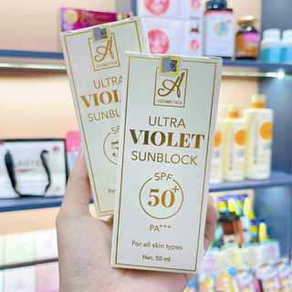 Kem Chống Nắng Ultra Violet Sunblock A Cosmetics Chính Hãng Mỹ Phẩm Phương Anh