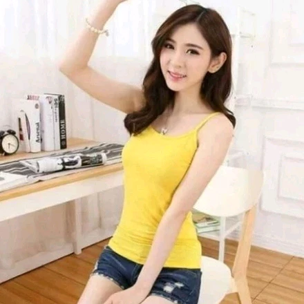 Áo thun hai dây BIG SIZE (38kg - 65kg) dáng ôm body sexxy, Áo kiểu 2 dây tôn dáng