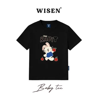 Áo Thun Baby Tee WISEN Phông Unisex Local Brand 100% Cotton Cao Cấp 2 Chiều Mẫu " WS Rabit "