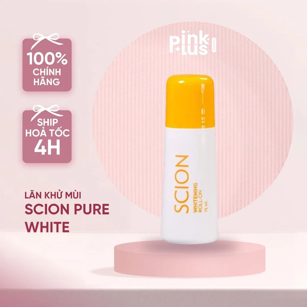 LĂN KHỬ MÙI SCION PURE WHITE ROLL ON NUSKIN