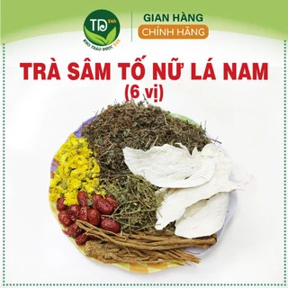 Trà lá nam sâm tố nữ, bổ huyết, hoạt huyết, làm chậm quá trình mãn kinh, giảm khô âm đạo, cân bằng nội tiết tố, đẹp da