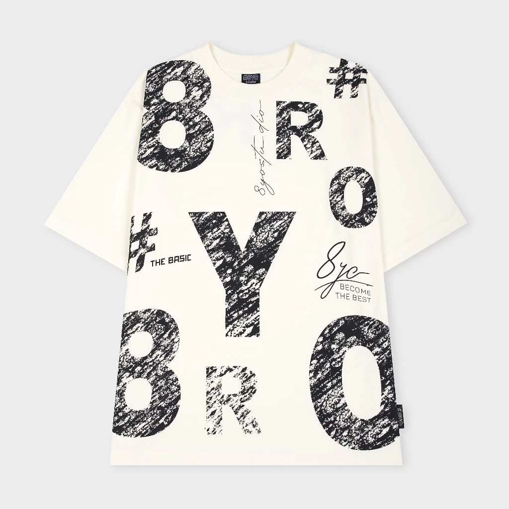 Áo Thun Teelab LETTER ART Tee Cotton Cao Cấp Local Brand Unisex Nam Nữ Oversize hottrend 2024