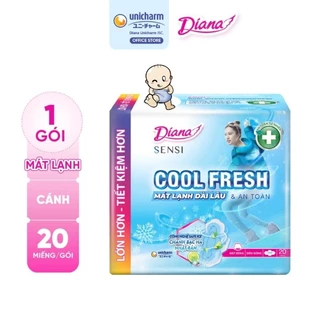 Băng Vệ Sinh Diana Sensi Cool Fresh Có Cánh 20 miếng