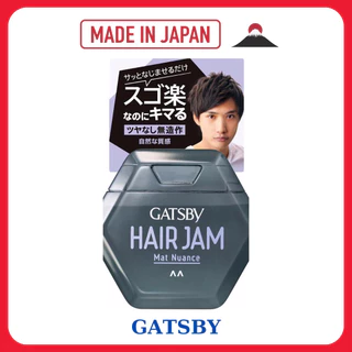 Gel vuốt tóc tạo kiểu cho nam GATSBY Hair Jam Matte Nuance 110ml - Ship từ Nhật Bản