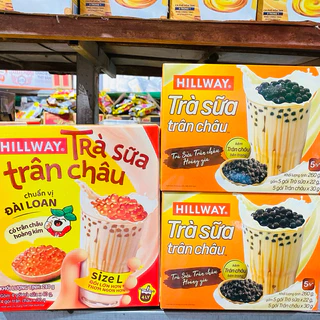 Hộp 5 Gói Trà Sữa Hillway Sẵn Trân Châu 260g