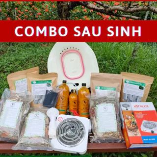 Combo ở cữ đầy đủ cho mẹ sau sinh gồm 20 sản phẩm thảo mộc xông tắm massage giúp phục hồi cơ thể tăng cường sức khỏe.