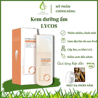 Kem dưỡng ẩm LYCOS - Gel cấp ẩm LYCOS phục hồi da, cải thiện thâm mụn, se khít lỗ chân lông - XAVIA COSMETICS