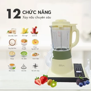 [Tặng kéo SK5] Máy làm sữa hạt SEKA GL300 dung tích 1,75L 12 chức năng xay nấu đa năn, Bảo hành 24 tháng