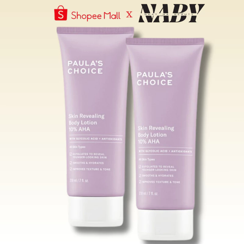 Kem dưỡng thể làm sáng da chứa 10% AHA Paula's Choice Skin Revealing Body Lotion 10% AHA 210ml