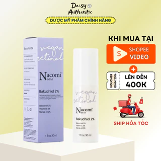 Serum Nacomi Bakuchiol 2% 30ml - Tinh Chất Giảm Nếp Nhăn, Trẻ hóa làn da