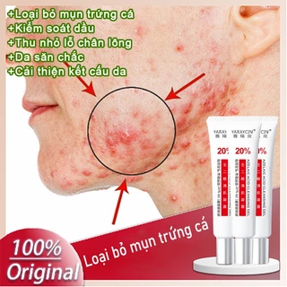 Kem mụn Gel mụn Azelaic 20% thuốc mụn trứng 15g Loại bỏ vết mụn trứng cá Kháng khuẩn chống viêm Phiên bản nâng cấp