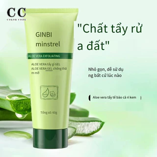 Gel tẩy tế bào chết dưỡng da tươi trẻ trắng sáng 60g tinh chất lô hội tự nhiên