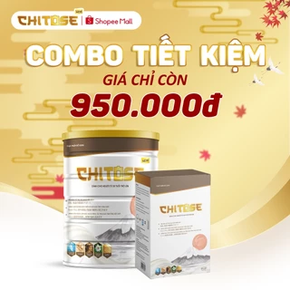 [COMBO TIẾT KIỆM] Sữa dinh dưỡng Chitose, sữa dinh dưỡng cho người già cải thiện xương khớp, huyết áp từ Nhật Bản