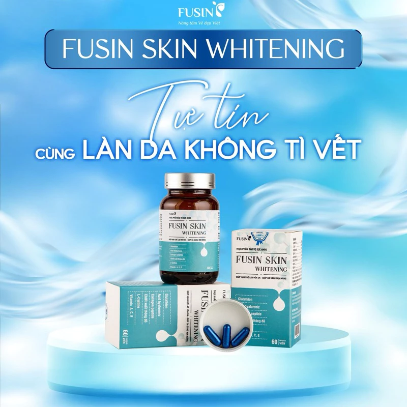 viên uống trắng da Fusin skin whitening