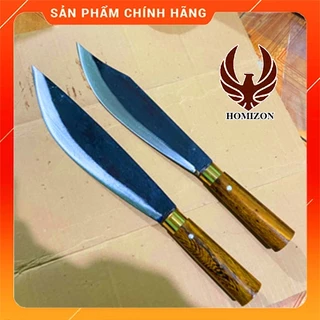 Dao chặt xương Dao đi rừng chặt cây hàng rèn thủ công chuẩn Nhíp