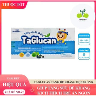 TĂNG ĐỀ KHÁNG TAGLUCAN GIÚP TRẺ ÍT ỐM VẶT lọ 125ml / ống 20 ống