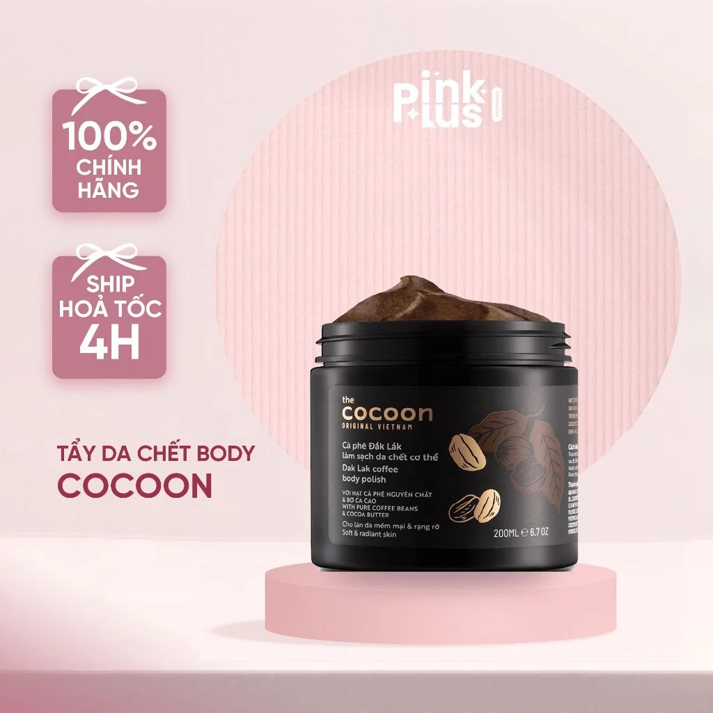 Tẩy Da Chết Body Cafe Cocoon Daklak Coffe Body Polish
