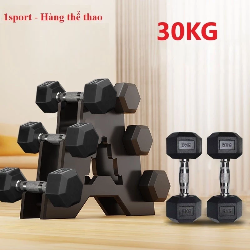 Tạ Tay Lục Giác 7.5kg 10kg 12.5kg 15kg 17.5kg 20kg 25kg 27.5kg 30kg 35kg 37.5kg 40kg thép nguyên chất cao cấp