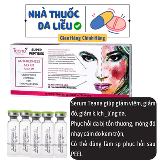 Hàng mới _ Tinh chất phục hồi Teana Super Peptides Anti-redness Aid Kit giảm sưng, mẩn đỏ, mụn, phục hồi da