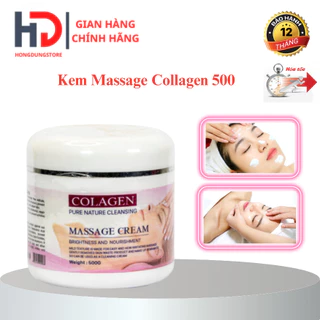 [Hàng chuẩn] Kem massage collagen Hồng 500gram