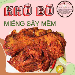 Khô Bò Miếng Thượng Hạng Loại 1 Vị Cay Đậm Đà Đặc Sản Tây Nguyên Ăn Vặt Snack Food 300G