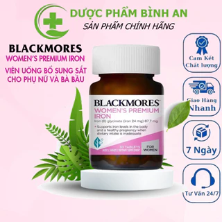 Viên uống bổ sung sắt Blackmores Iron cho bà bầu 30 viên, xuất xứ Úc. (maputi)