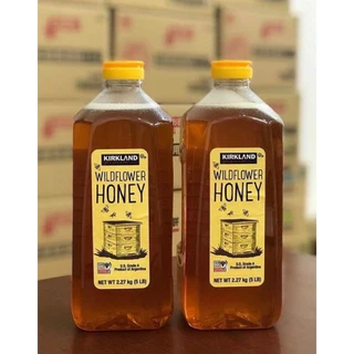 (date 7/25) Mật ong Kirklan Organic Honey Nguyên chất 2,27kg