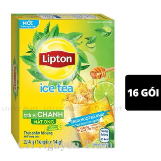 Trà Lipton Ice tea hộp 192g( 16 gói x 12g