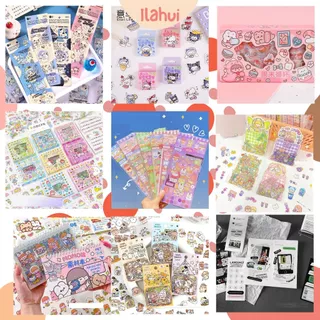 Tập stickers tập hình dán động vật cute phong cách hàn quốc ILAHUI