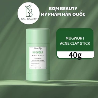 mặt nạ skin Thanh lăn mặt nạ đất sét ngải cứu cải thiện vấn đề mụn 40g thanh lăn massage