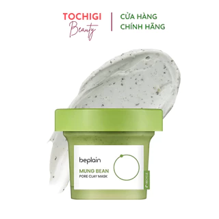 Mặt nạ đất sét BEPLAIN MUNG BEAN PORE CLAY MASK 120ml se khít lỗ chân lông giảm mụn đầu đen