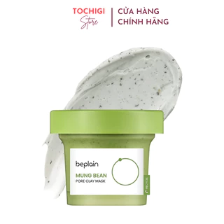 Mặt nạ đất sét BEPLAIN MUNG BEAN PORE CLAY MASK 120ml se khít lỗ chân lông giảm mụn đầu đen