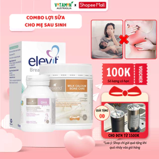 Combo bầu DHA Bầu, Canxi Bone Care Bioisland bổ sung dinh dưỡng toàn diện cho mẹ và bé khi mang thai và sau sinh