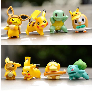 Đồ chơi pokemon Lẻ các mẫu ngẫu nhiên pokemon cực xinh kích thước 2-3cm hoặc 3,5-6cm