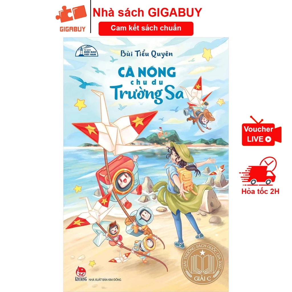 Sách - Cà nóng chu du Trường Sa - Tủ sách biển đảo Việt Nam (Kim Đồng)