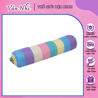 Gối Ôm Bông Hạt Kèm Vỏ Cotton Poly  - Đủ Màu Sắc - Kích Thước : 30cm x 100cm ( 1 Chiếc Vỏ + Ruột )