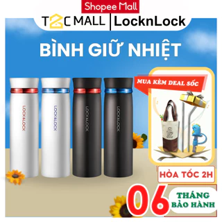 Bình Nước Giữ Nhiệt LocknLock Chính Hãng Đẹp Cao Cấp To 450ml Có Lọc Trà LHC4131 Nhỏ Gọn T2C Mall