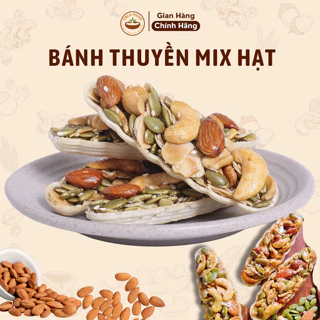 Bánh Thuyền Mix Hạt Cela Food Túi 300g Siêu Hạt Dinh Dưỡng, Bánh Mix Hạt Chuẩn Ăn Kiêng Healthy, Ăn Chay, Giảm Cân