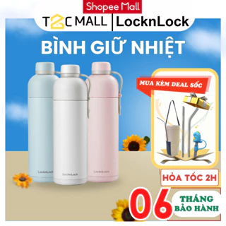 Bình giữ nhiệt LocknLock Chính Hãng Cao Cấp To 500ml Có Quai Xách Thể Thao LHC4267 T2C Mall